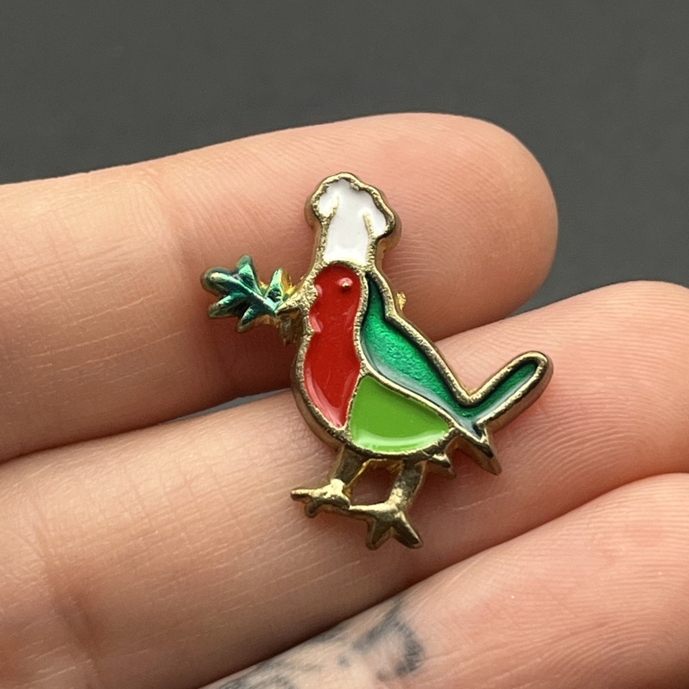 Bird Chef Hat Cute Lapel Hat Pin